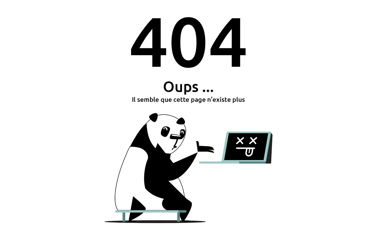 Erreur 404 Page introuvable